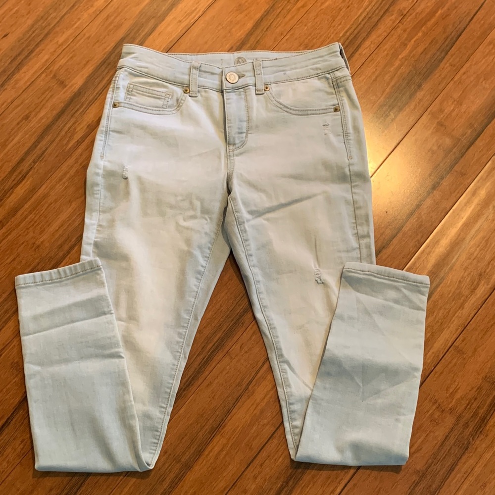 SO Women's Light Blue Skinny Jeans